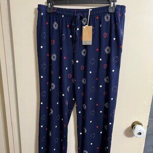 NWT Kyte Baby Women's Lounge Pants (With Pockets) in Fireworks XL